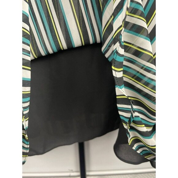 Torrid Sophie Multicolor Stripe Sleeveless Flowy Blouse Top Size 4X - Picture 4 of 6